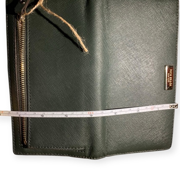 Kate Spade Olive Green Leather Wallet (item#20006) - Picture 8 of 10